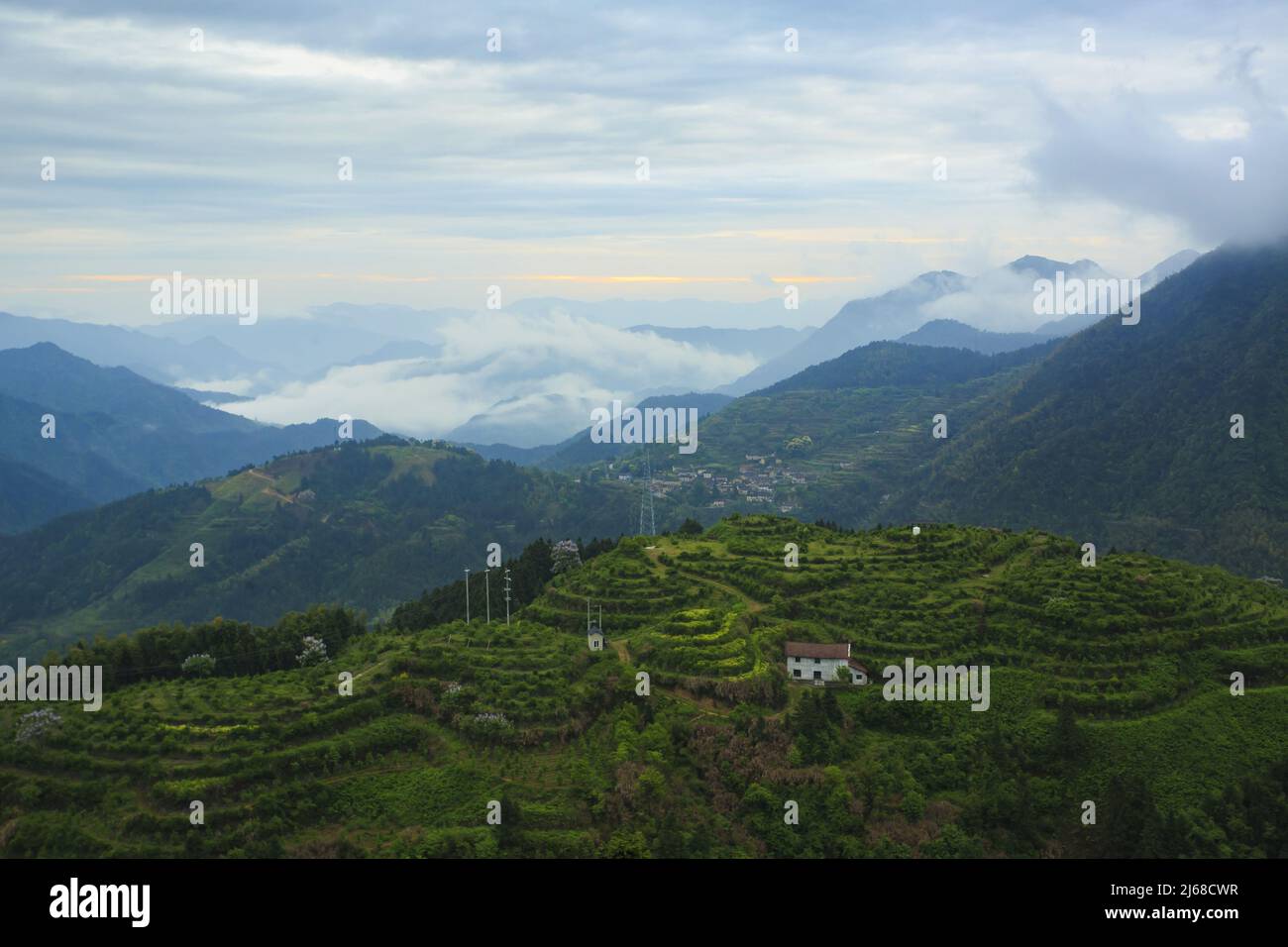 SongYang four seas of clouds Stock Photo