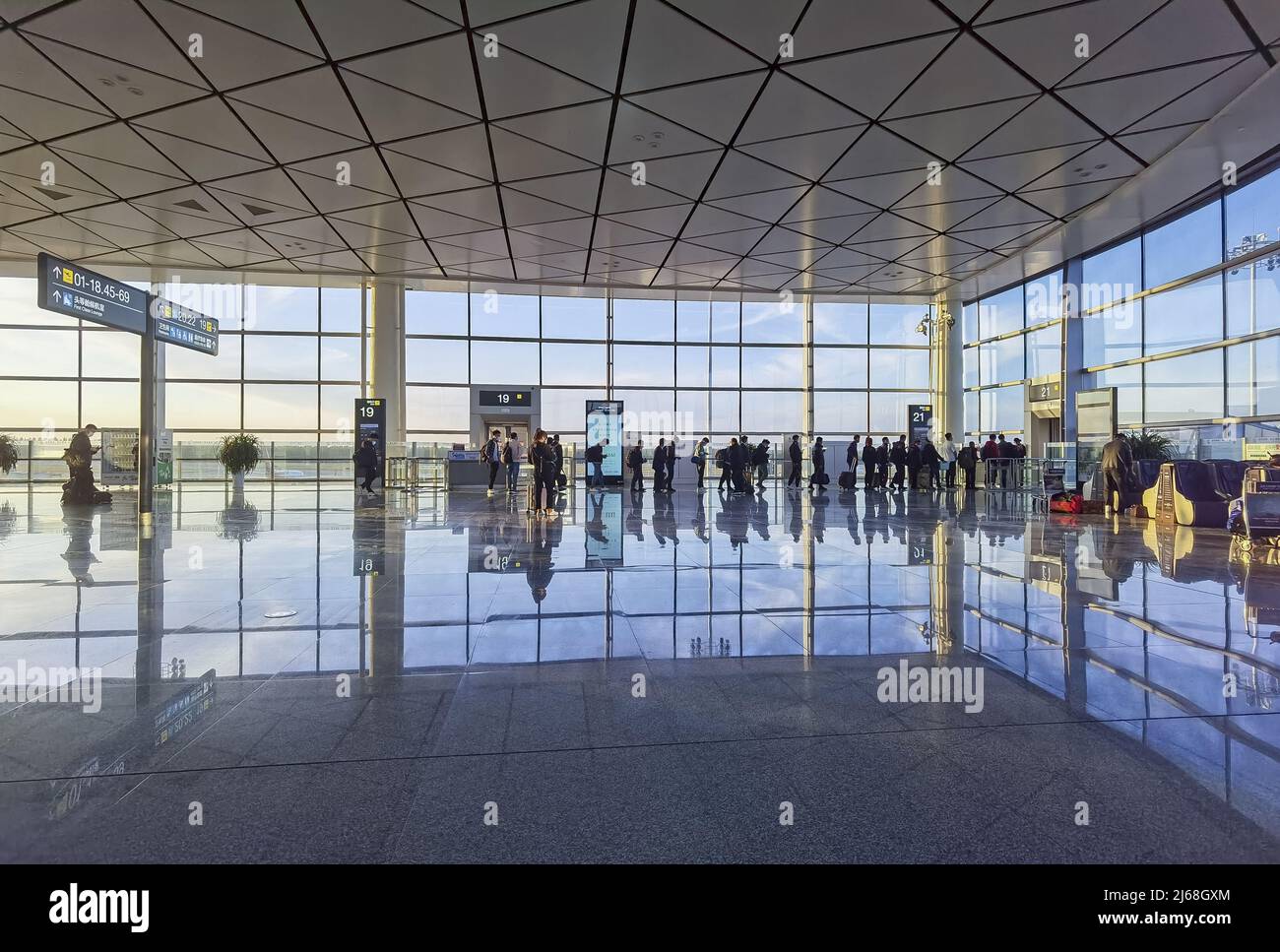 The airport terminal Stock Photo - Alamy