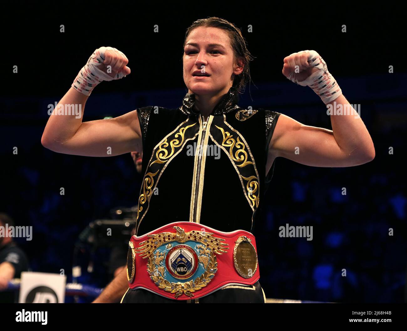 File photo dated 02-11-2019 of Katie Taylor who has promised a career-best performance befitting of the occasion when she makes boxing history on Saturday at Madison Square Garden. Issue date: Friday April 29, 2022.. Stock Photo