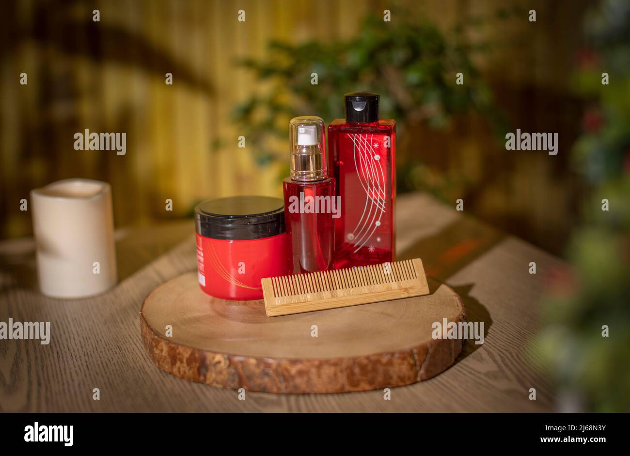 Hair products Stock Photo