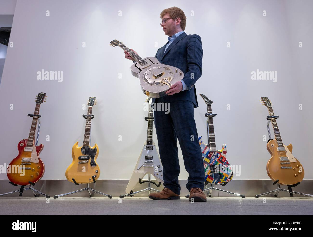 The gary moore guitar collection part iii hi-res stock photography 