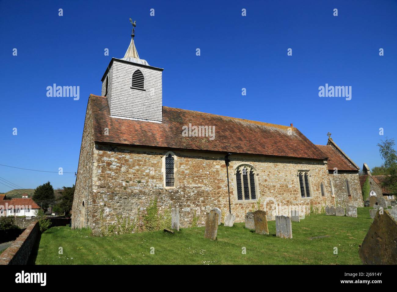Church of St Nicholas in The Street, Newington, Folkestone, Kent