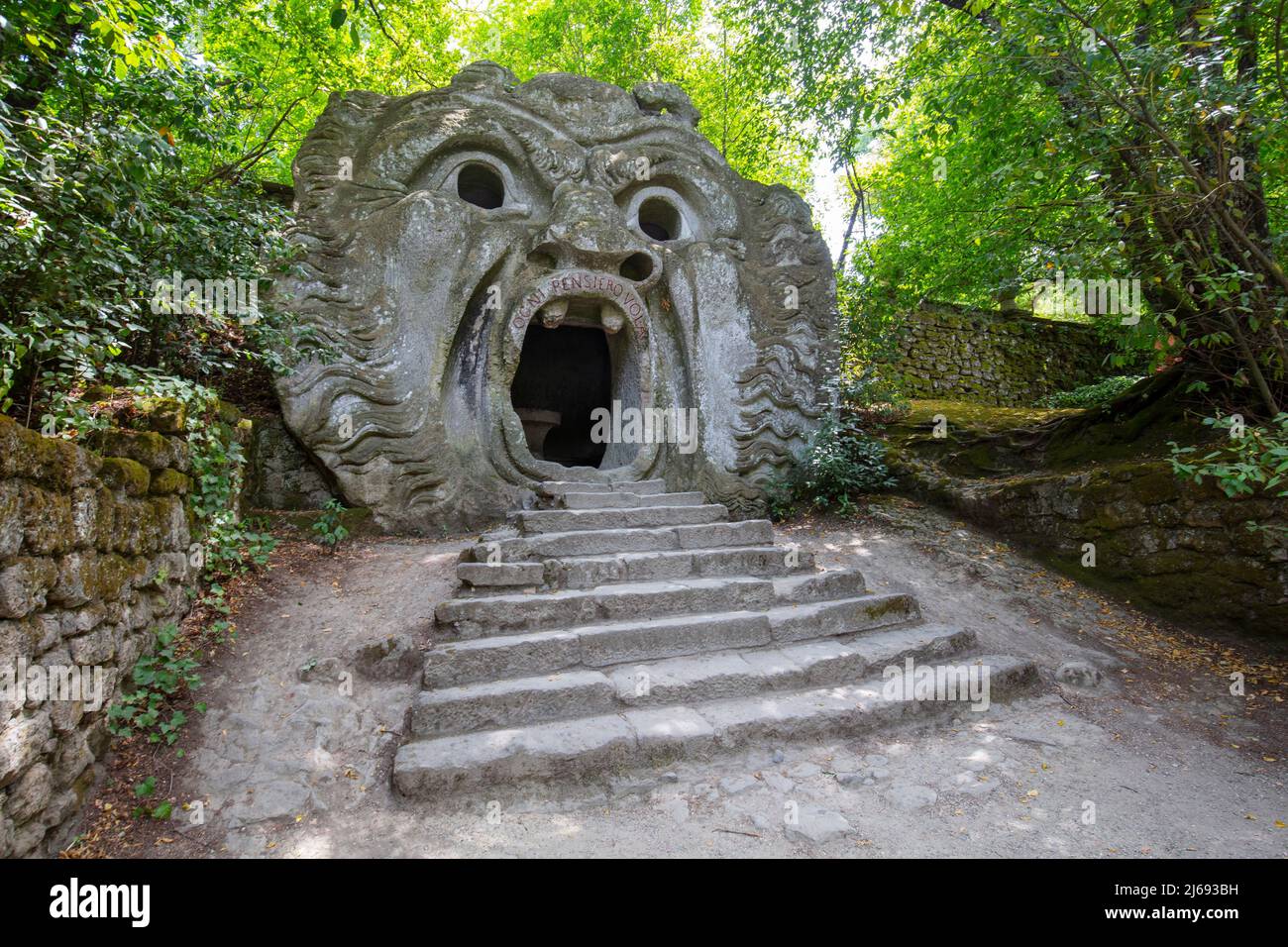 The Monster Park (Sacro Bosco) (Villa delle Meraviglie), Bomarzo, Viterbo,  Lazio, Italy Stock Photo - Alamy