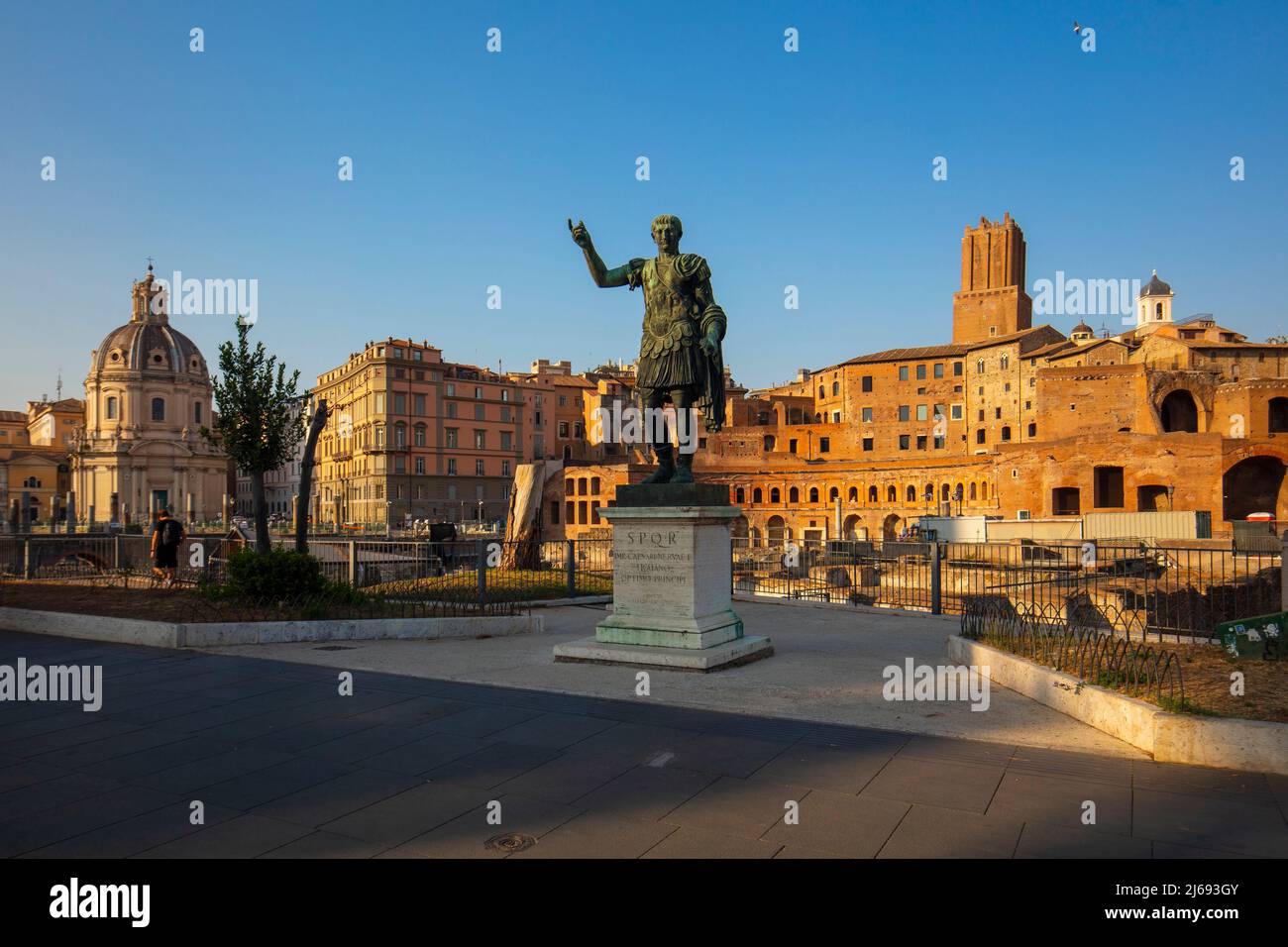Foro di Traiano (Trajan's Forum), UNESCO World Heritage Site, Rome, Lazio, Italy Stock Photo