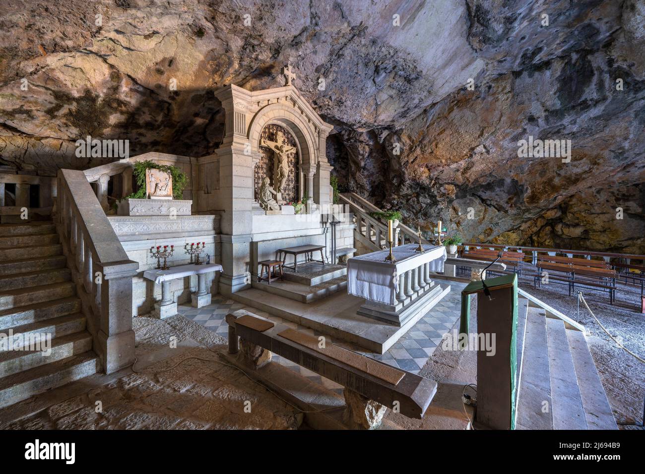 Saint Mary Magdalene Cave, Plan-d'Aups-Sainte-Baume, Provence-Alpes ...