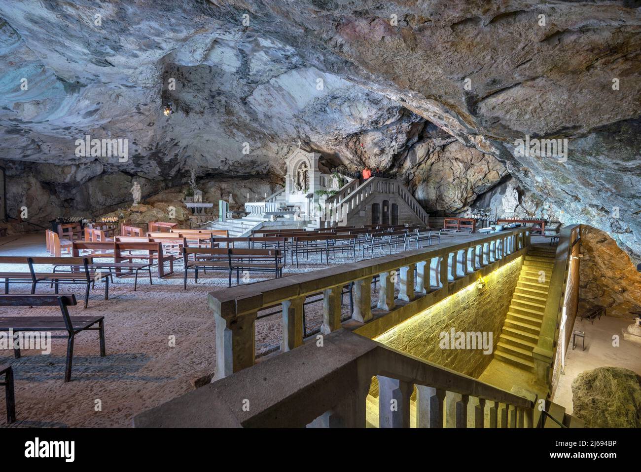 Saint Mary Magdalene Cave, Plan-d'Aups-Sainte-Baume, Provence-Alpes-Cote d'Azur, France, Europe Stock Photo
