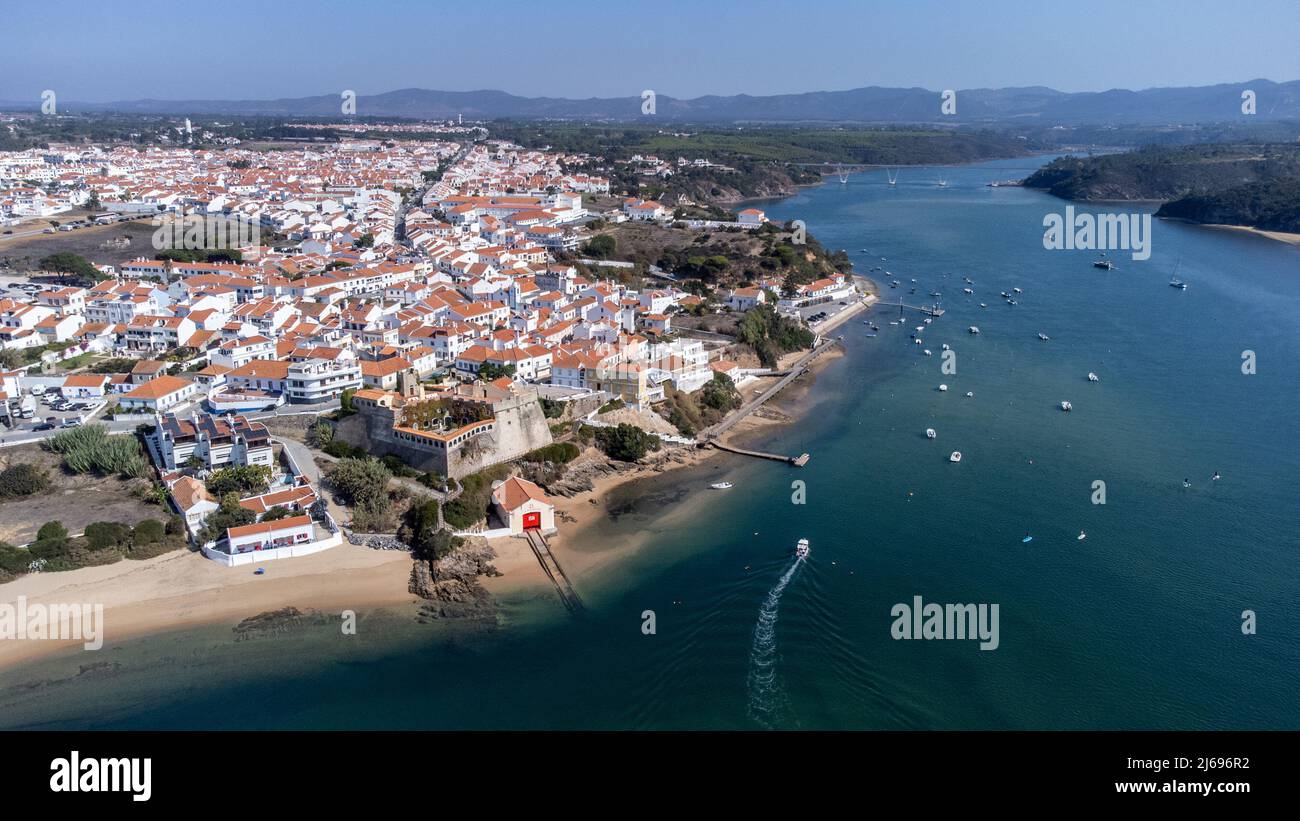 Forte de S Clemente, Vila Nova de Milfontes, Portugal Stock Photo