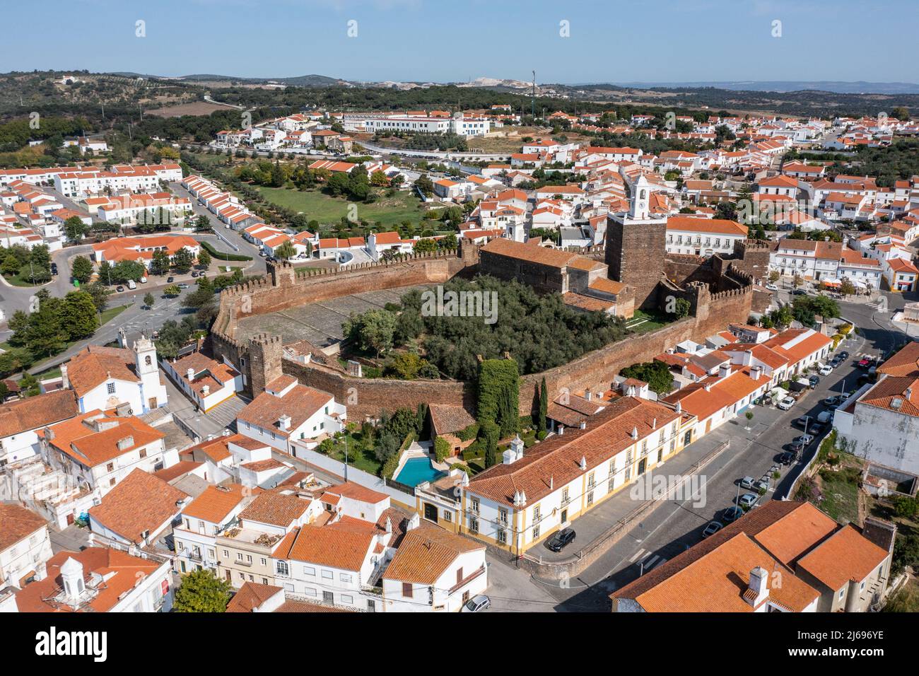 Castle of Alandroal or Castelo de Alandroal, Alandroal, Portugal Stock Photo