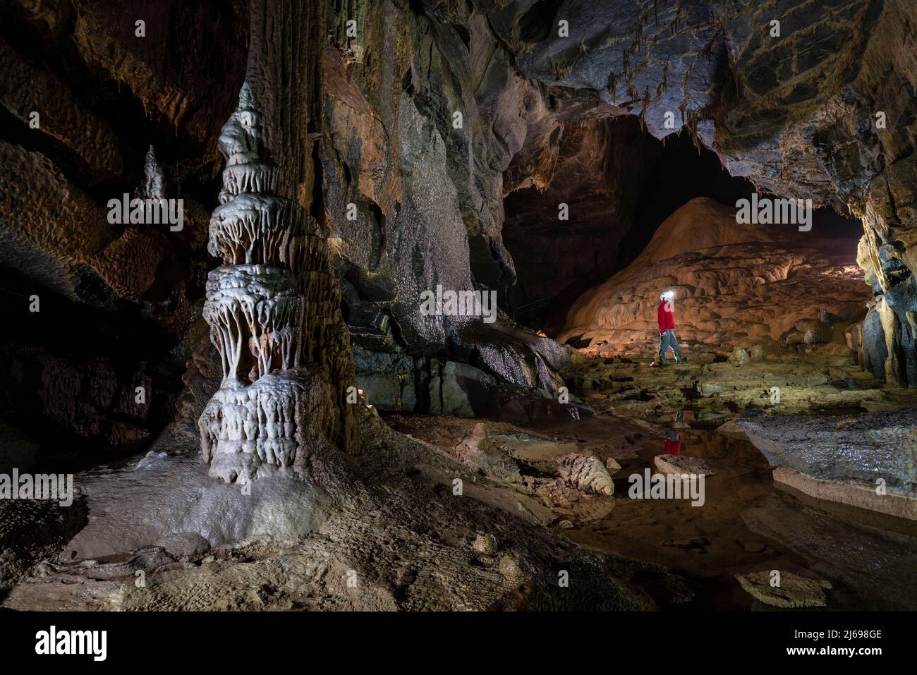 Krizna Jama Cave, Cross Cave, Grahovo, Slovenia, Europe Stock Photo