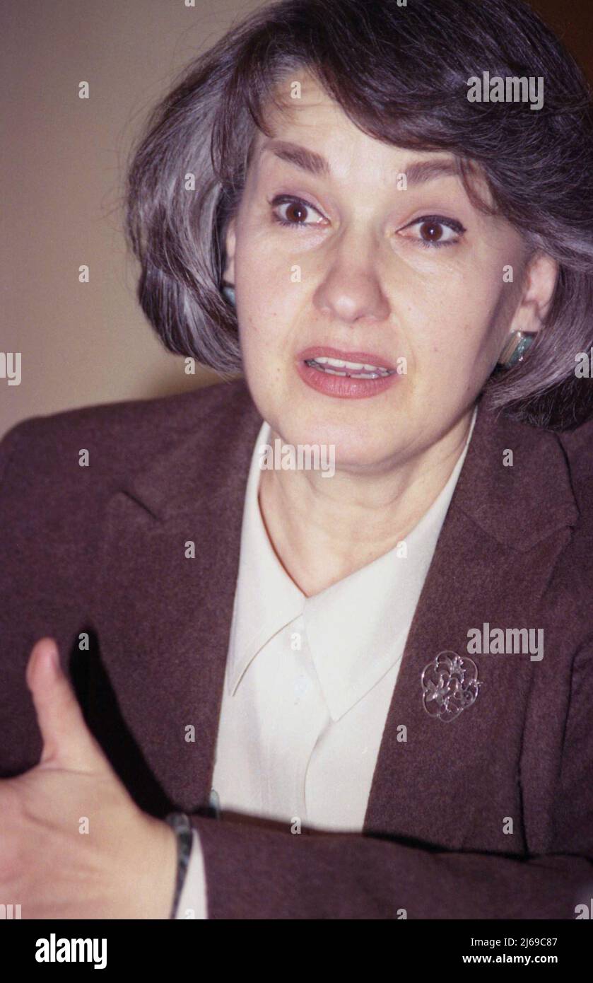 Romanian philologist and politician Mona Musca, approx. 2002 Stock Photo