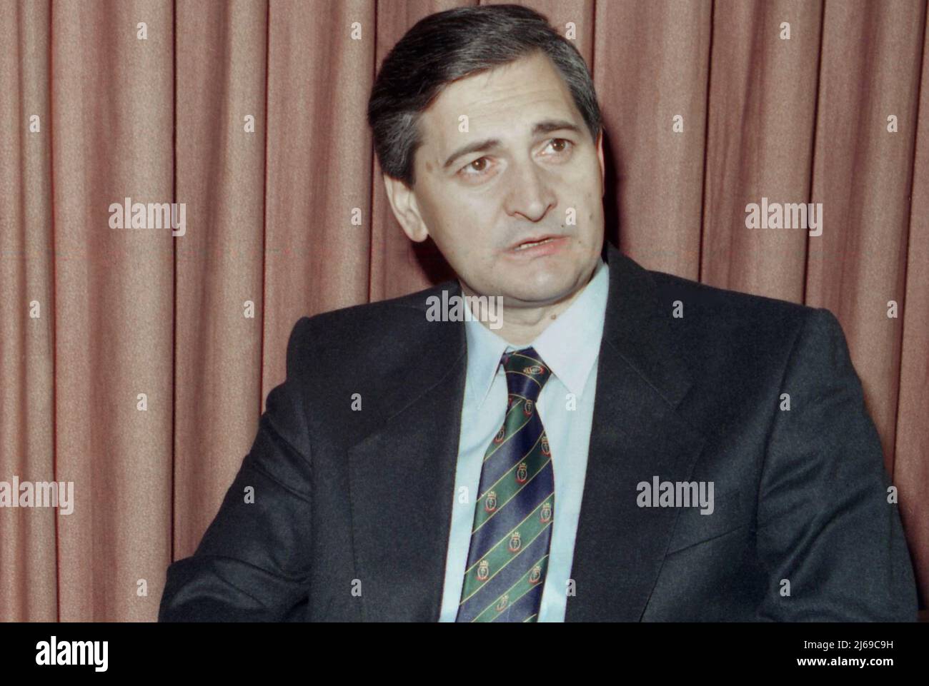 Washington D.C., USA, approx. 1995. Liviu Turcu, officer in the Romanian Secret Police during the communist era, who defected in January 1989 and asked for political asylum in the United States. Stock Photo