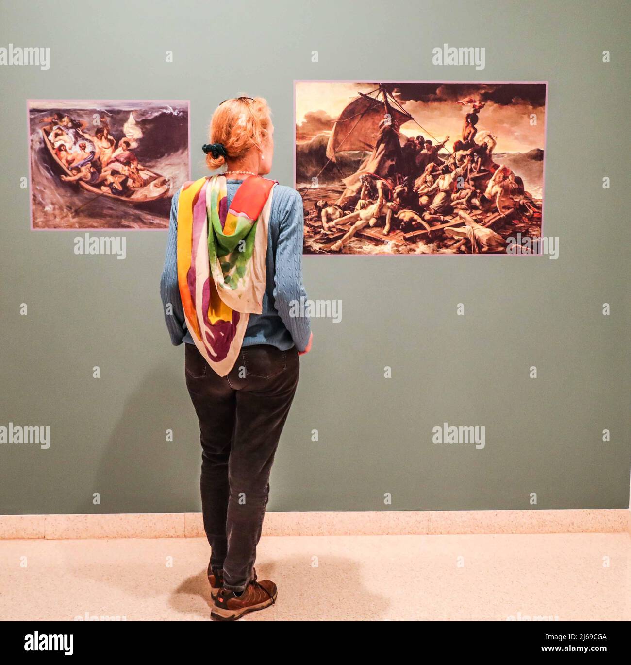 Hastings ,East Sussex ,29 April 2022 (R) Theodore Gericault, The Raft