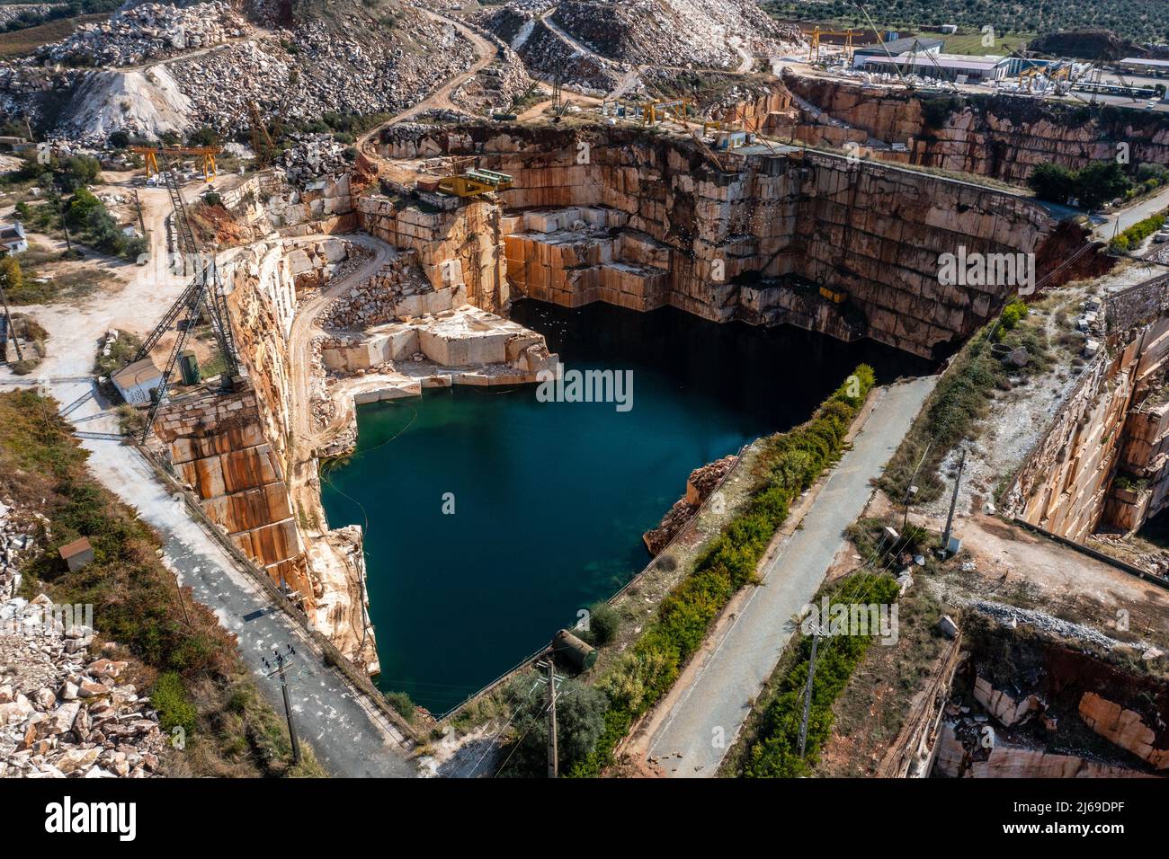 Marble quarry, Borba, Portugal Stock Photo