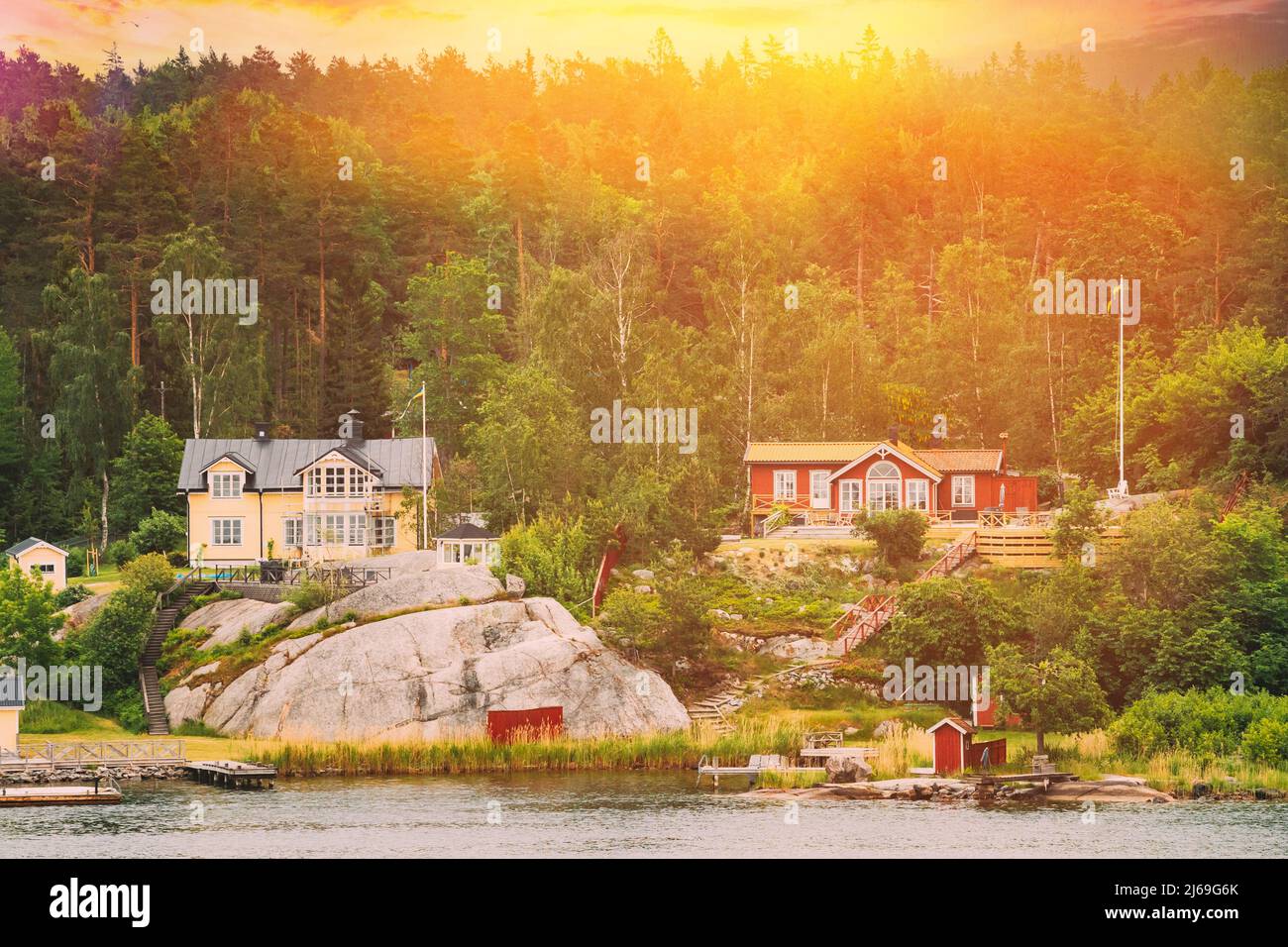Swedish real estate houses hi-res stock photography and images - Alamy