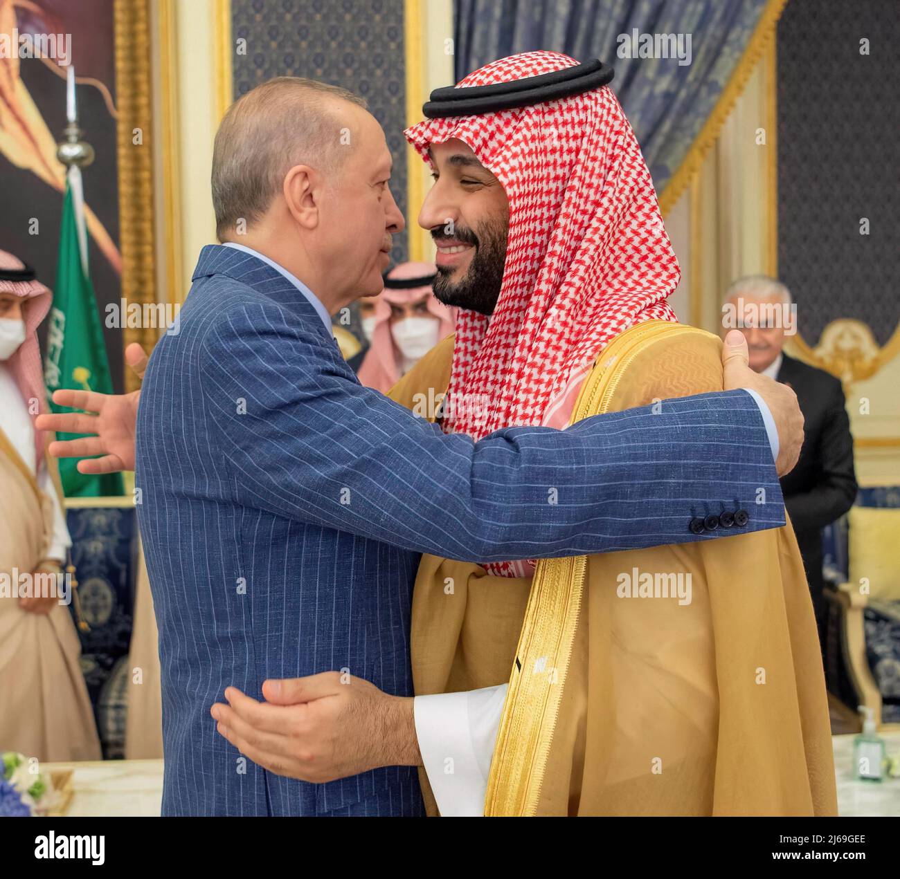 Saudi Crown Prince Mohammed bin Salman (also known as MBS) receives ...