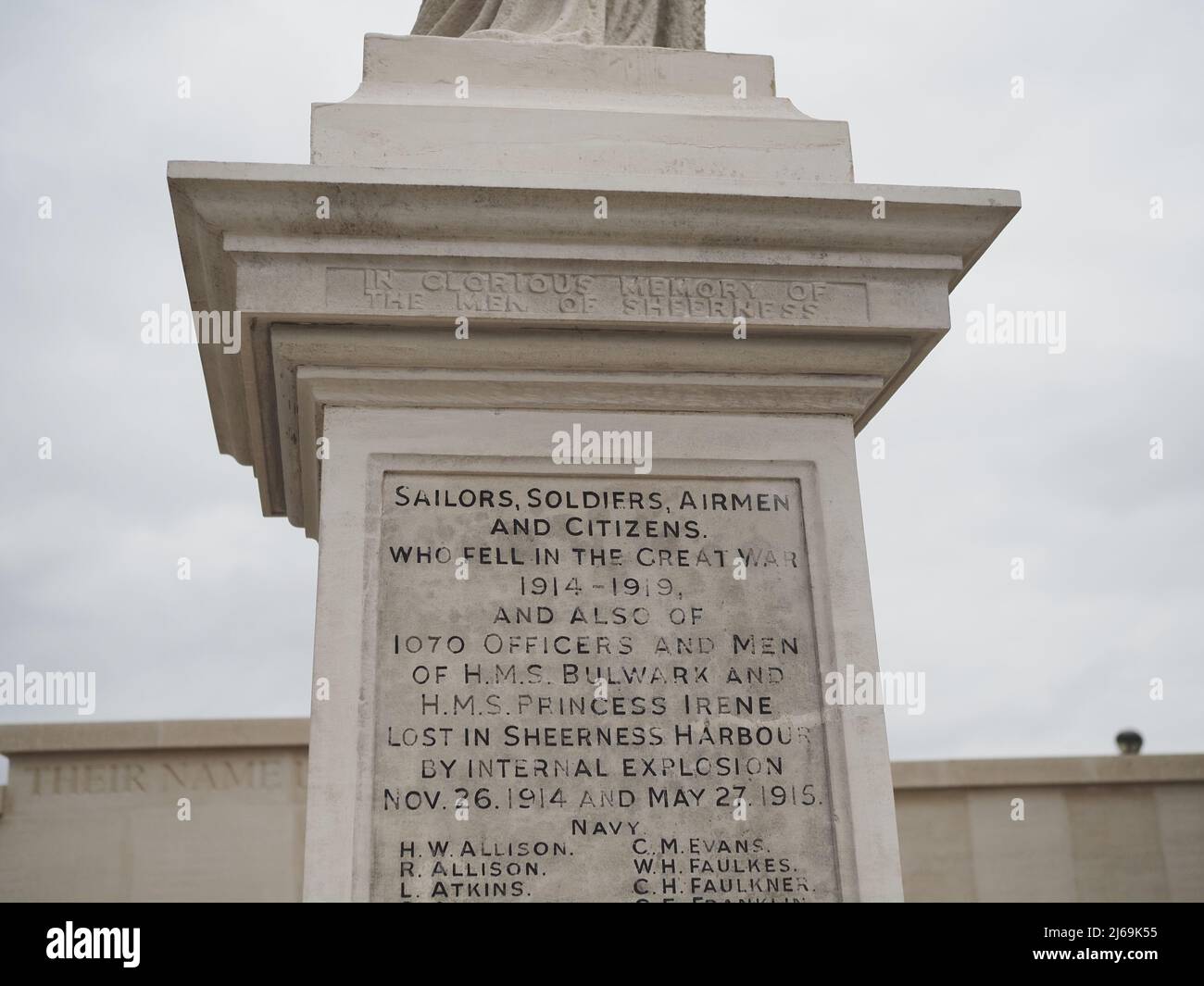 Sheerness, Kent, UK. 29th Apr, 2022. Today marks the 100th anniversary