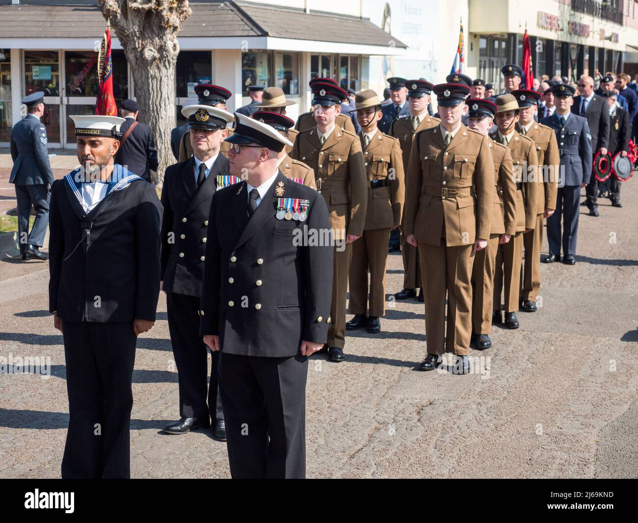Sheerness, Kent, UK. 29th Apr, 2022. Today marks the 100th anniversary