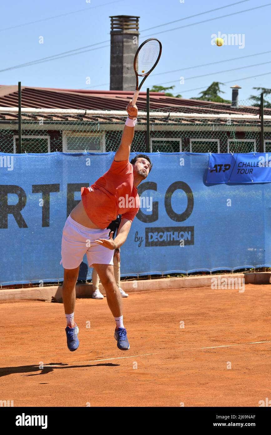 Rome, Italy. 29th Apr, 2022. Quentin Halys (FRA) during the quarter
