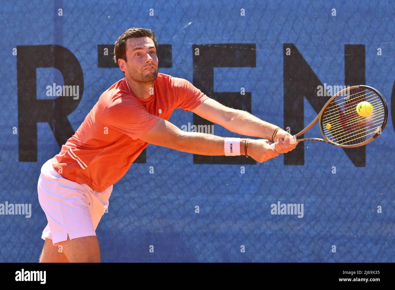 Rome, Italy. 29th Apr, 2022. Quentin Halys (FRA) during the quarter