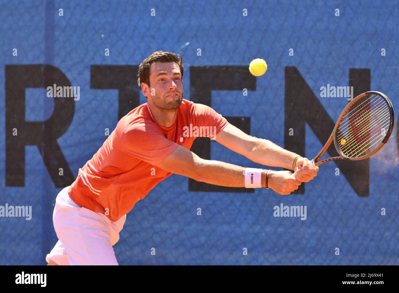 Rome, Italy. 29th Apr, 2022. during the quarter-finals at the ATP  Challenger Roma Open 2022, tennis tournament on April 29, 2022 at Garden  Tennis Club in Rome, Italy Credit: Live Media Publishing