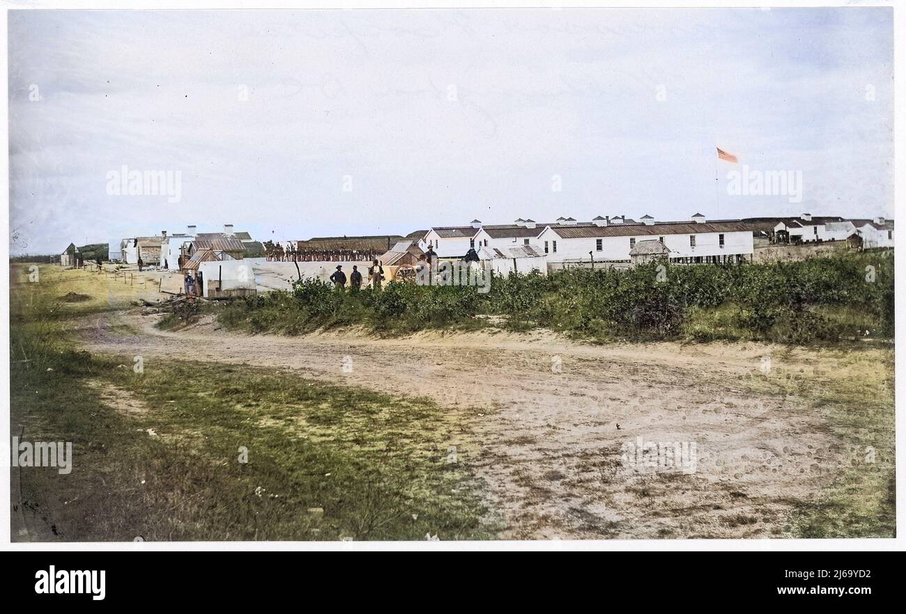 Tent Wards, Harewood Hospital, Near Washington D.C., 1862–1865 Stock Photo