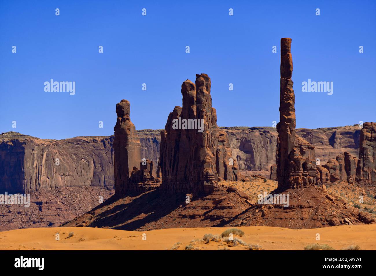Monument Valley - Totem Pole Point Stock Photo - Alamy