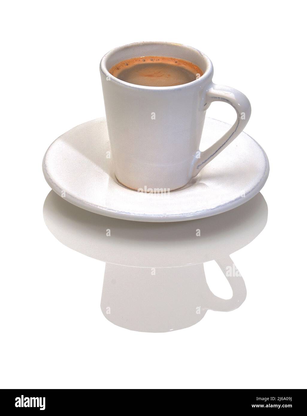 a cup of greek coffee on a white background Stock Photo - Alamy