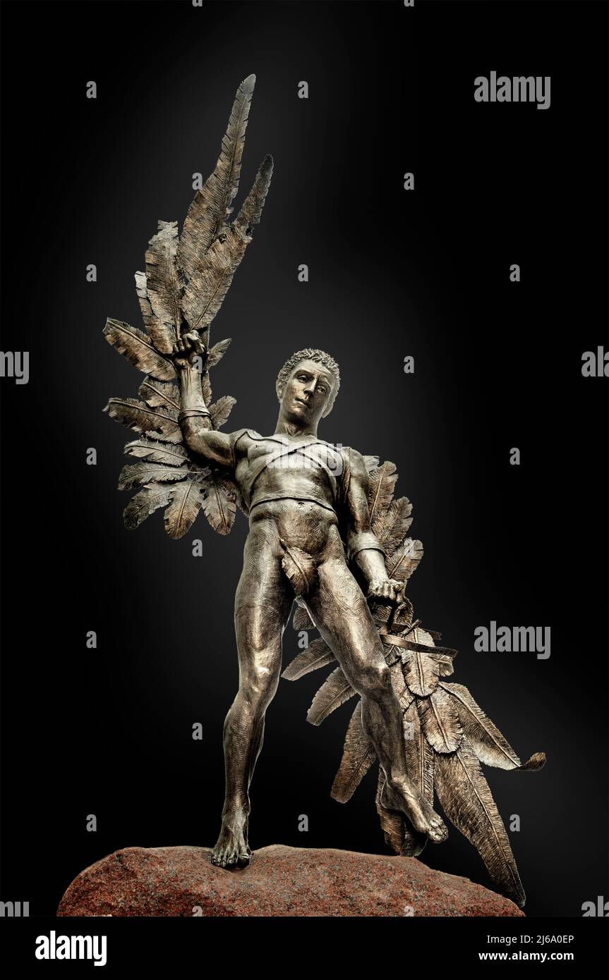 Dramatic depiction of icarus hi-res stock photography and images - Alamy