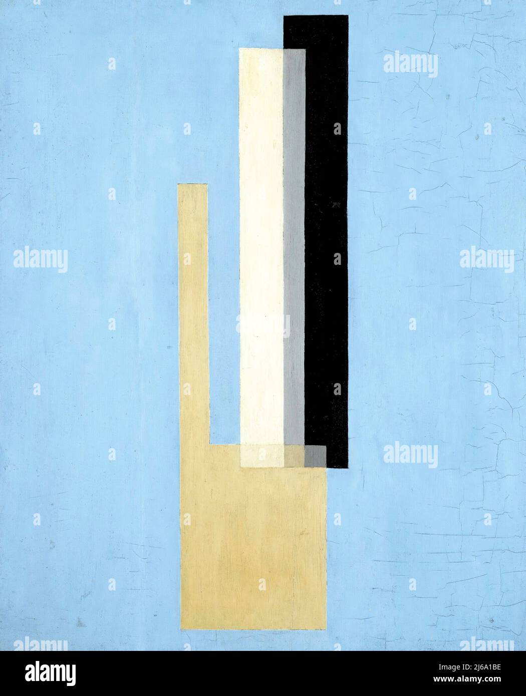 Art by Laszlo Moholy-Nagy - painting - Konstruktion (circa 1920-22 ...