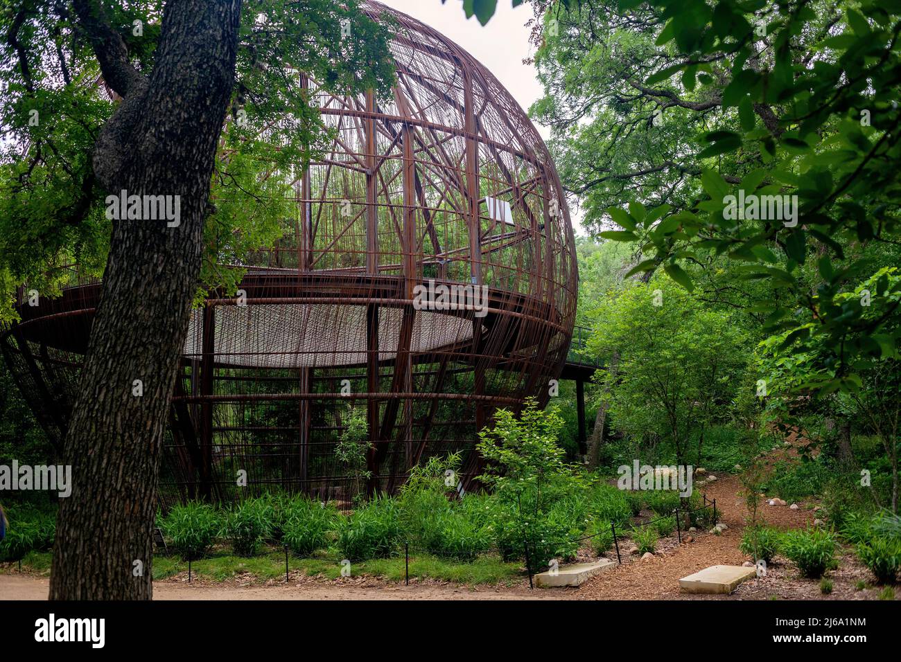 Pease Park, Austin, Texas featuring new Treehouse Stock Photo Alamy