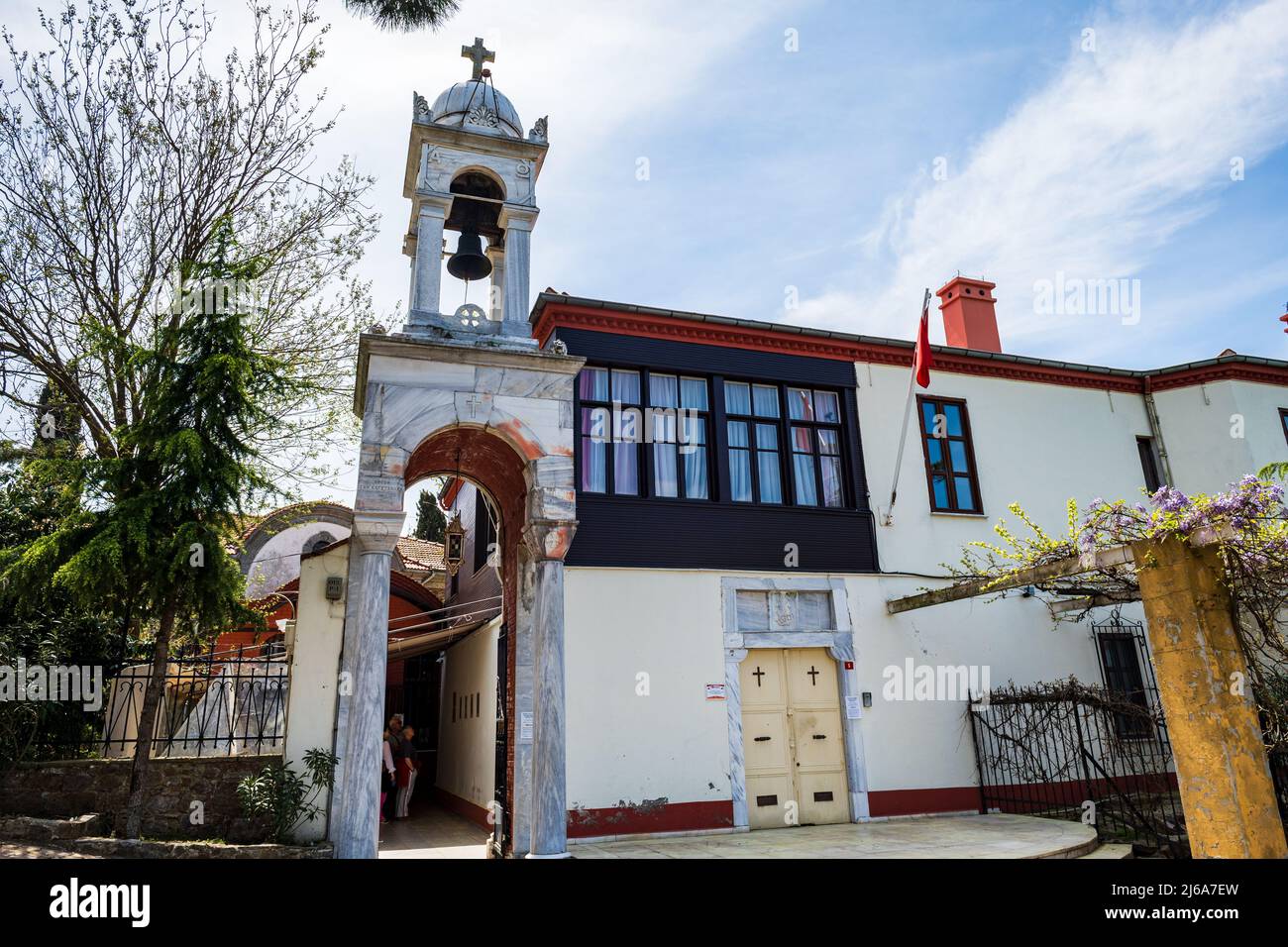 Aya Yorgi Church on Buyukada, the biggest island of the Princes