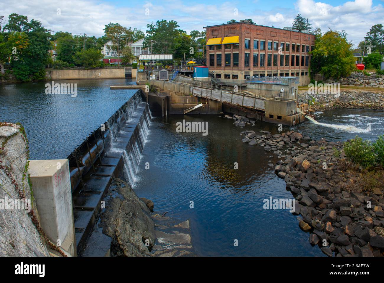 Mill falls at the lake new hampshire hires stock photography and