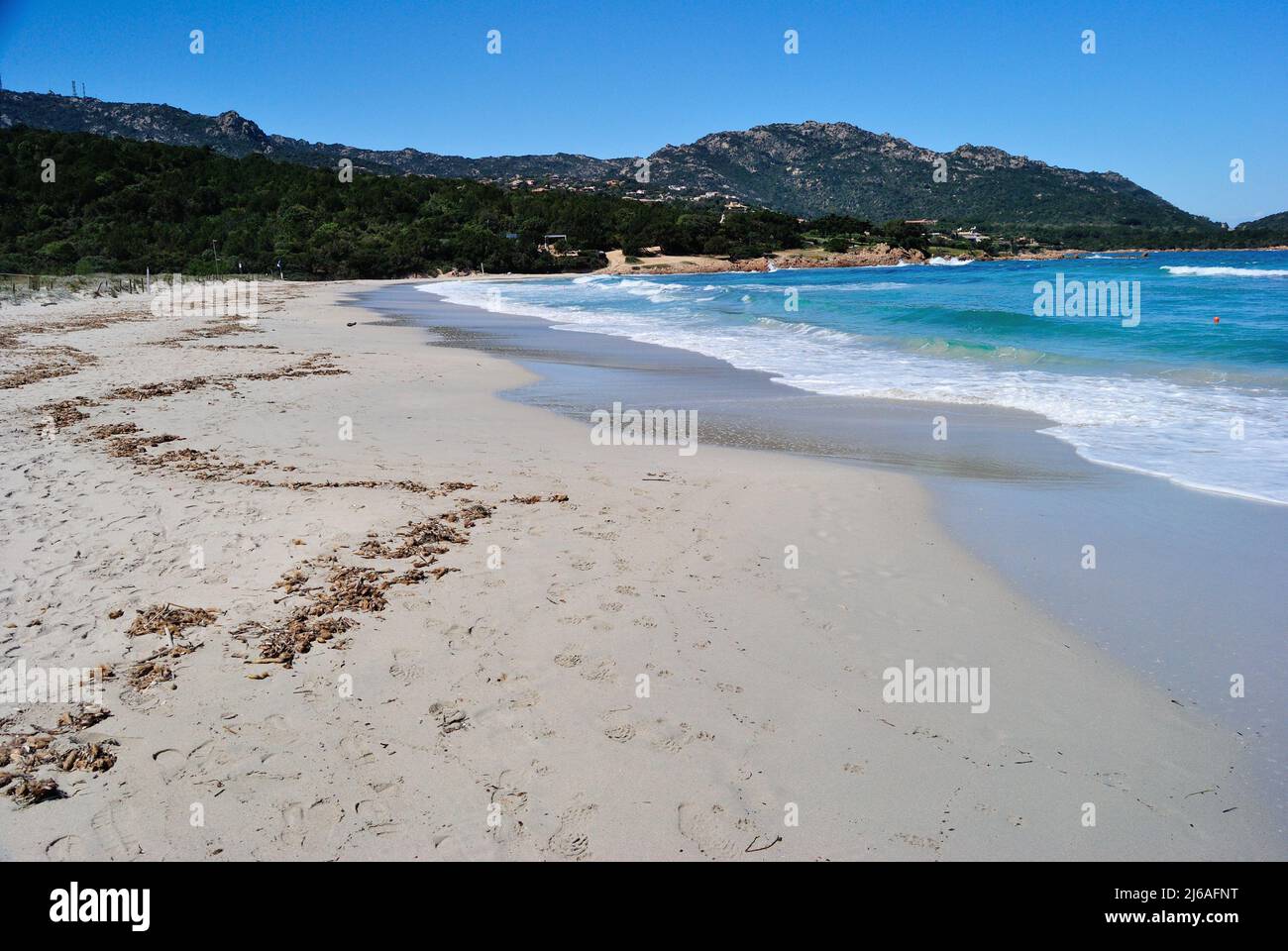 View of Grande Pevero beach, Costa Smeralda Stock Photo - Alamy