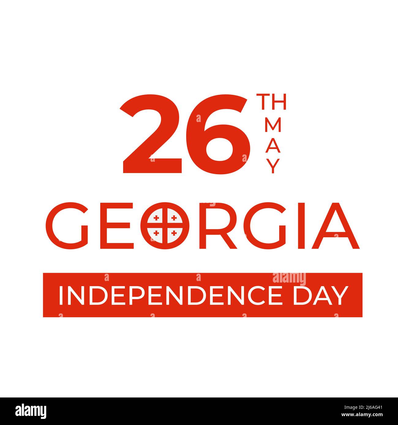 Independence day typography poster. National holiday