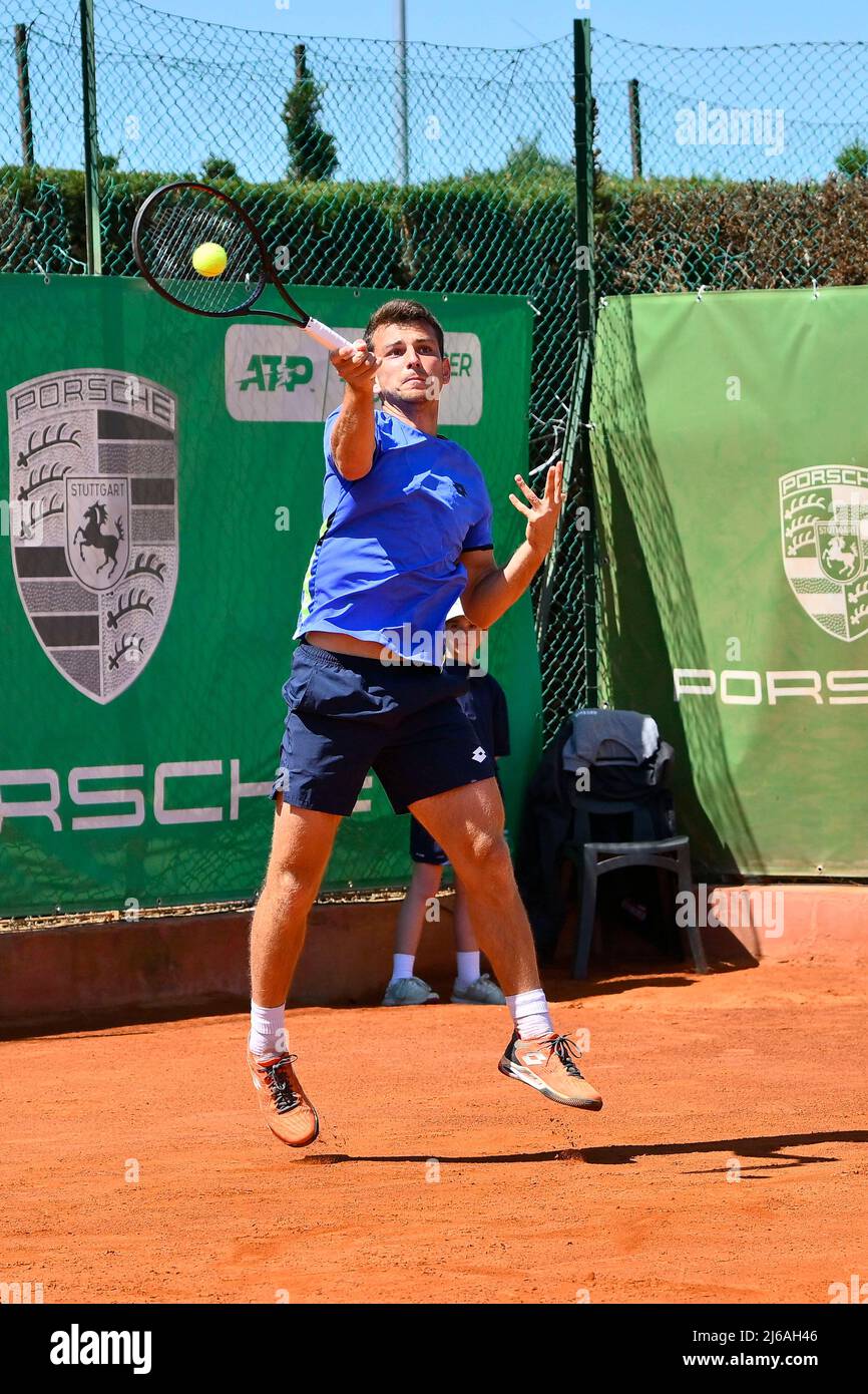 Rome, Italy. 29th Apr, 2022. Ergi Kirkin (TUR) during the quarter