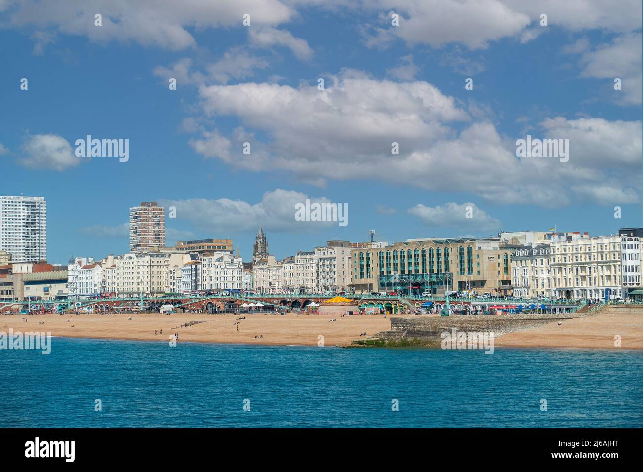 Brighton Seafront,Spring,Brighton,East Sussex,England Stock Photo