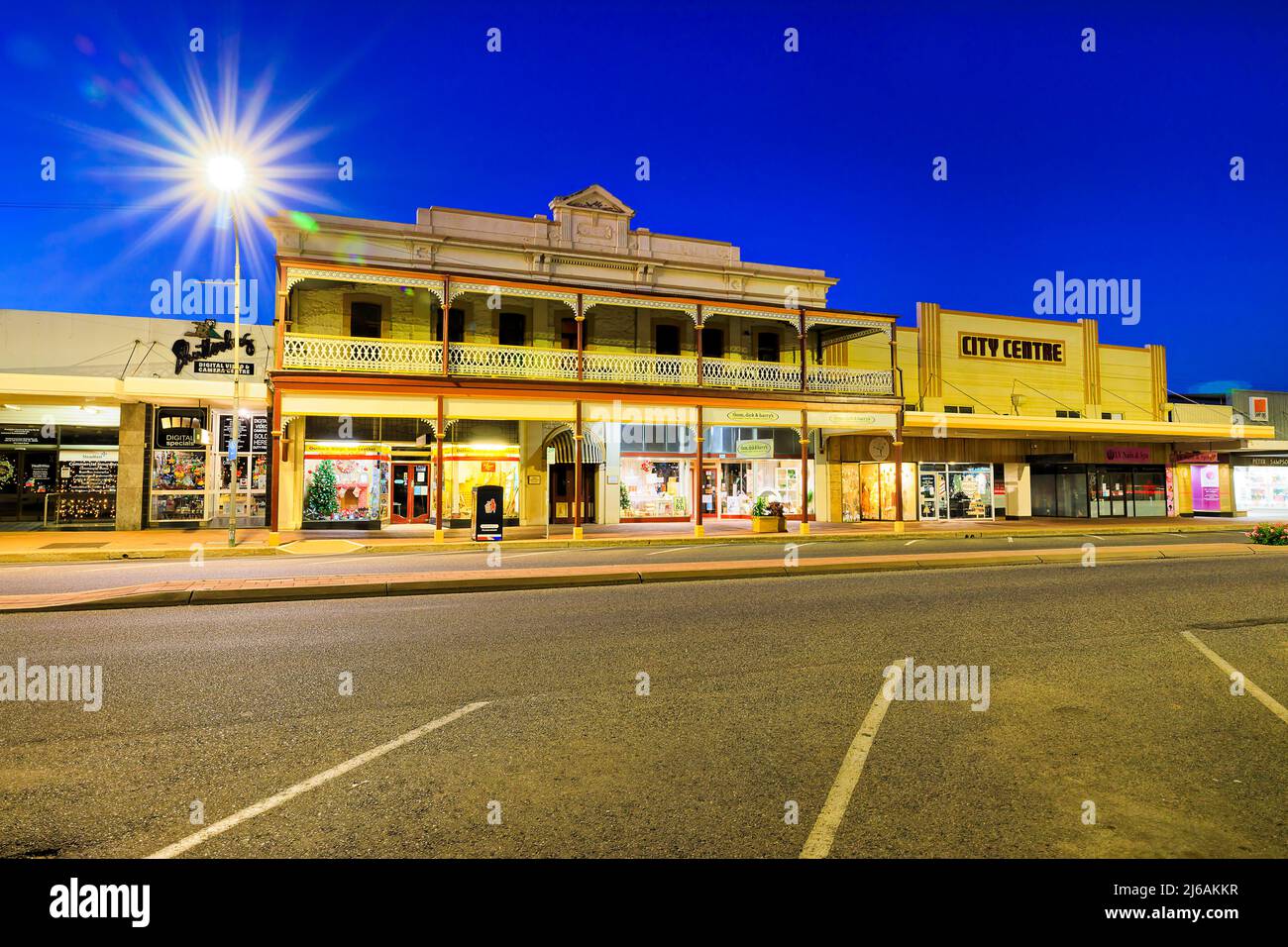 Broken Hill, Australia 26 Dec 2021 Main retail shopping street in