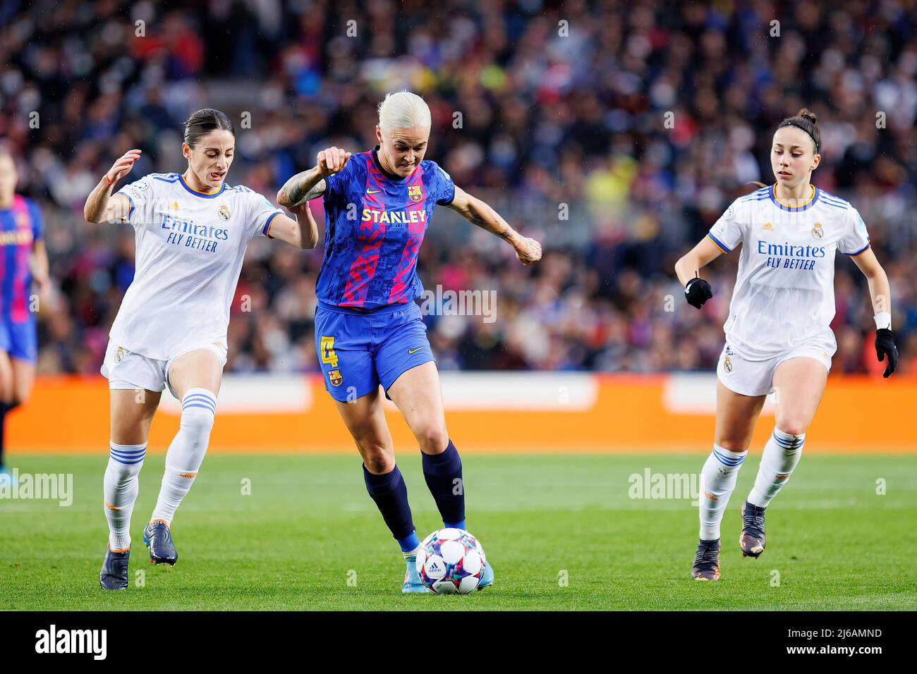 BARCELONA - MAR 30: Mapi Leon in action during the UEFA Women's ...