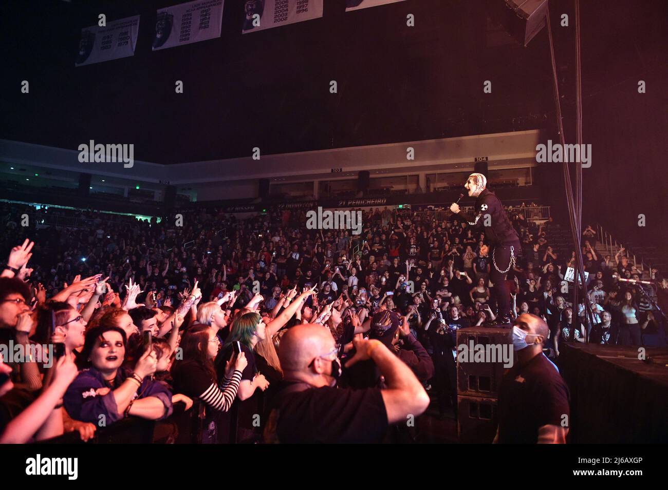 April 27, 2022, Norfolk, Virginia, USA Trinity Of Terror Tour brings