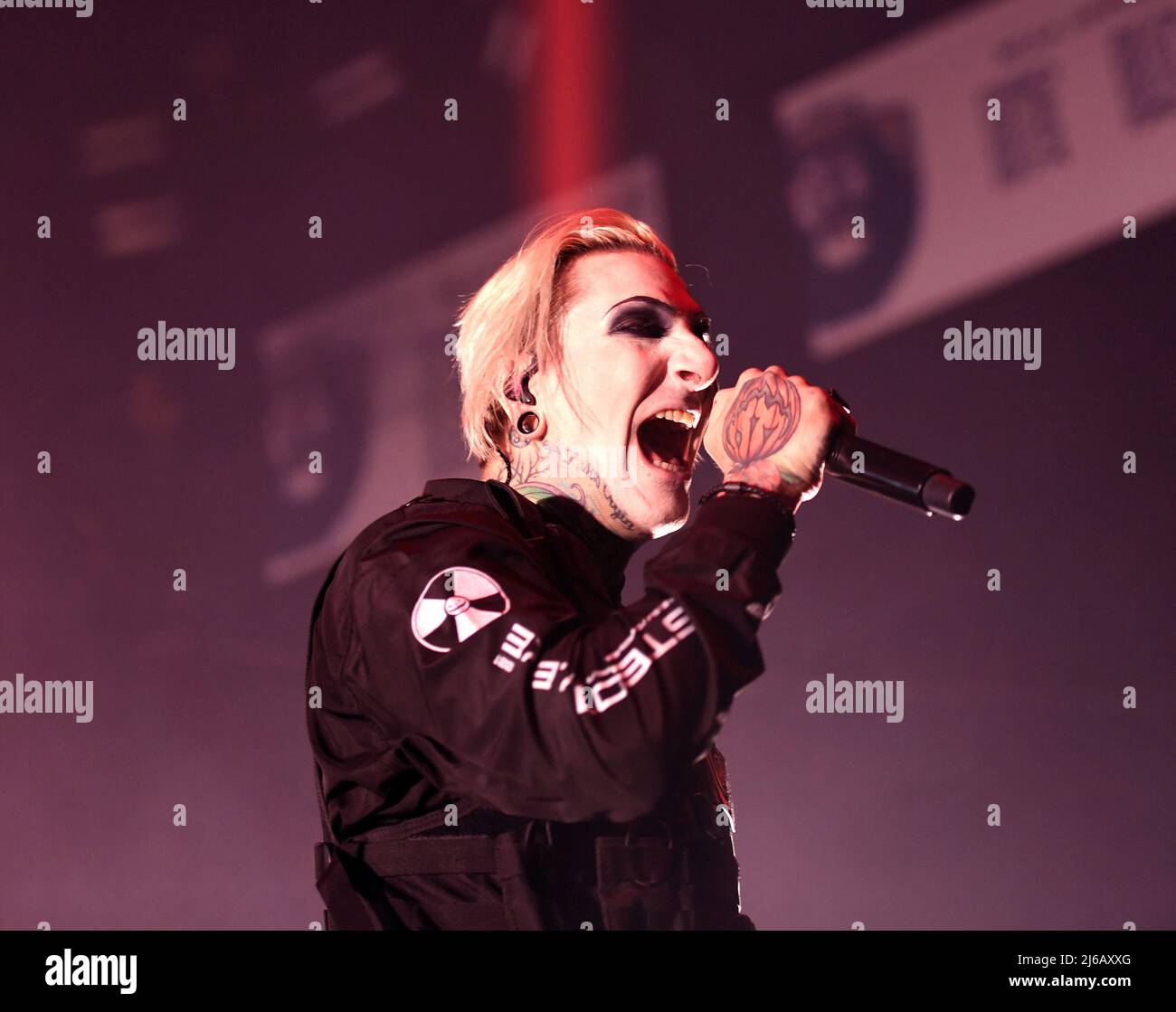 Chris Motionless 2022 Warped Tour