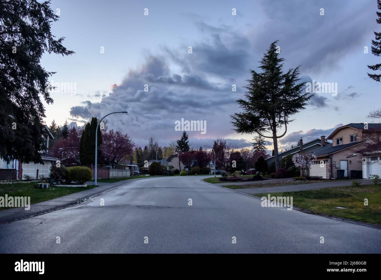 Fraser Heights, Surrey, Greater Vancouver, BC, Canada. Stock Photo