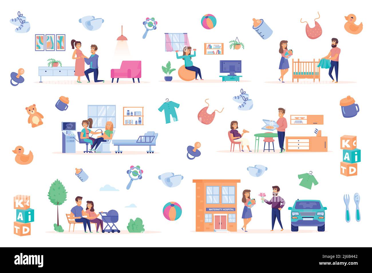 Pregnant woman walking hospital hires stock photography and images Alamy