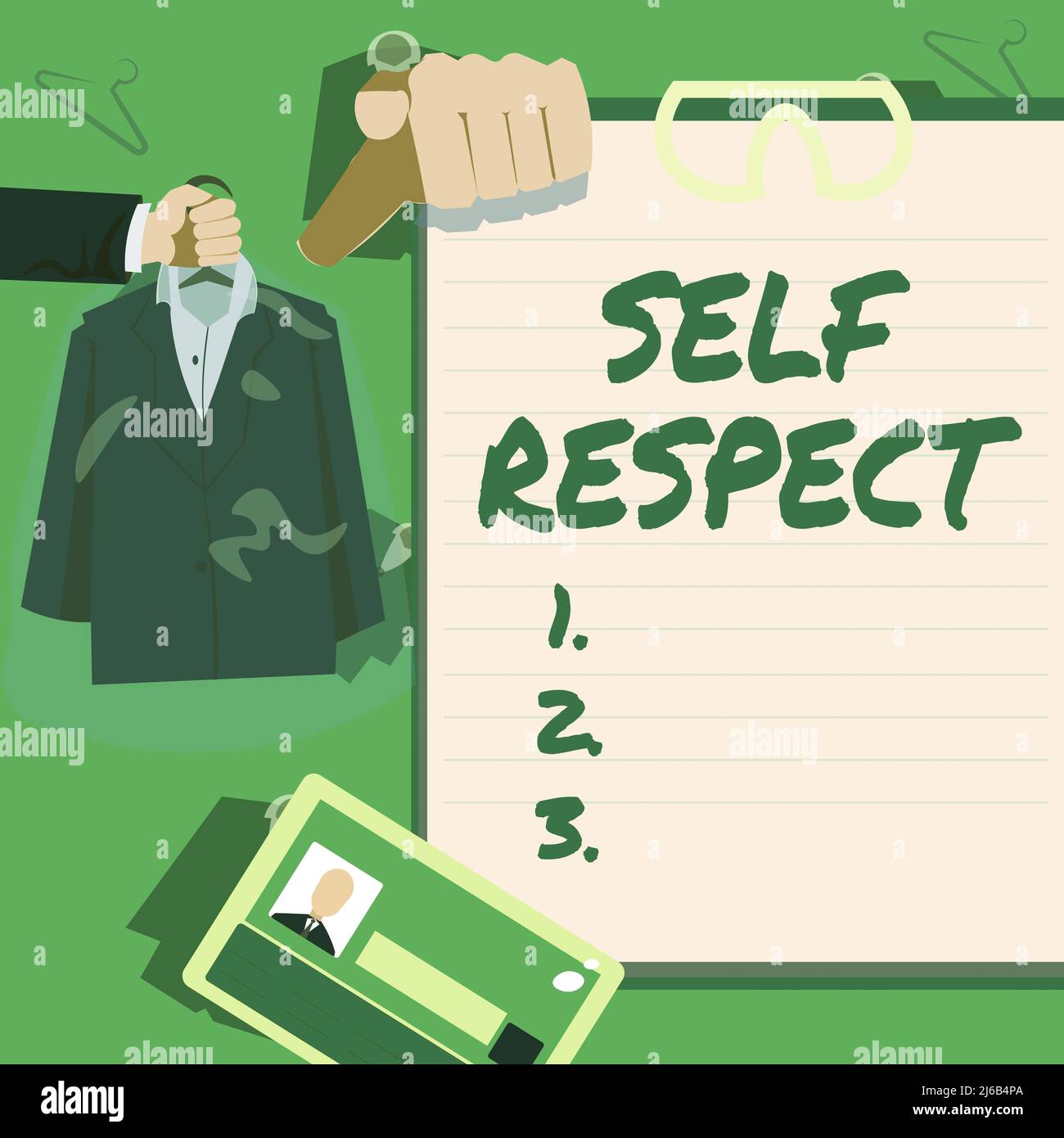 Self Respect Photo Examples Inspiration showing sign Self Respect. Concept meaning Pride and ...