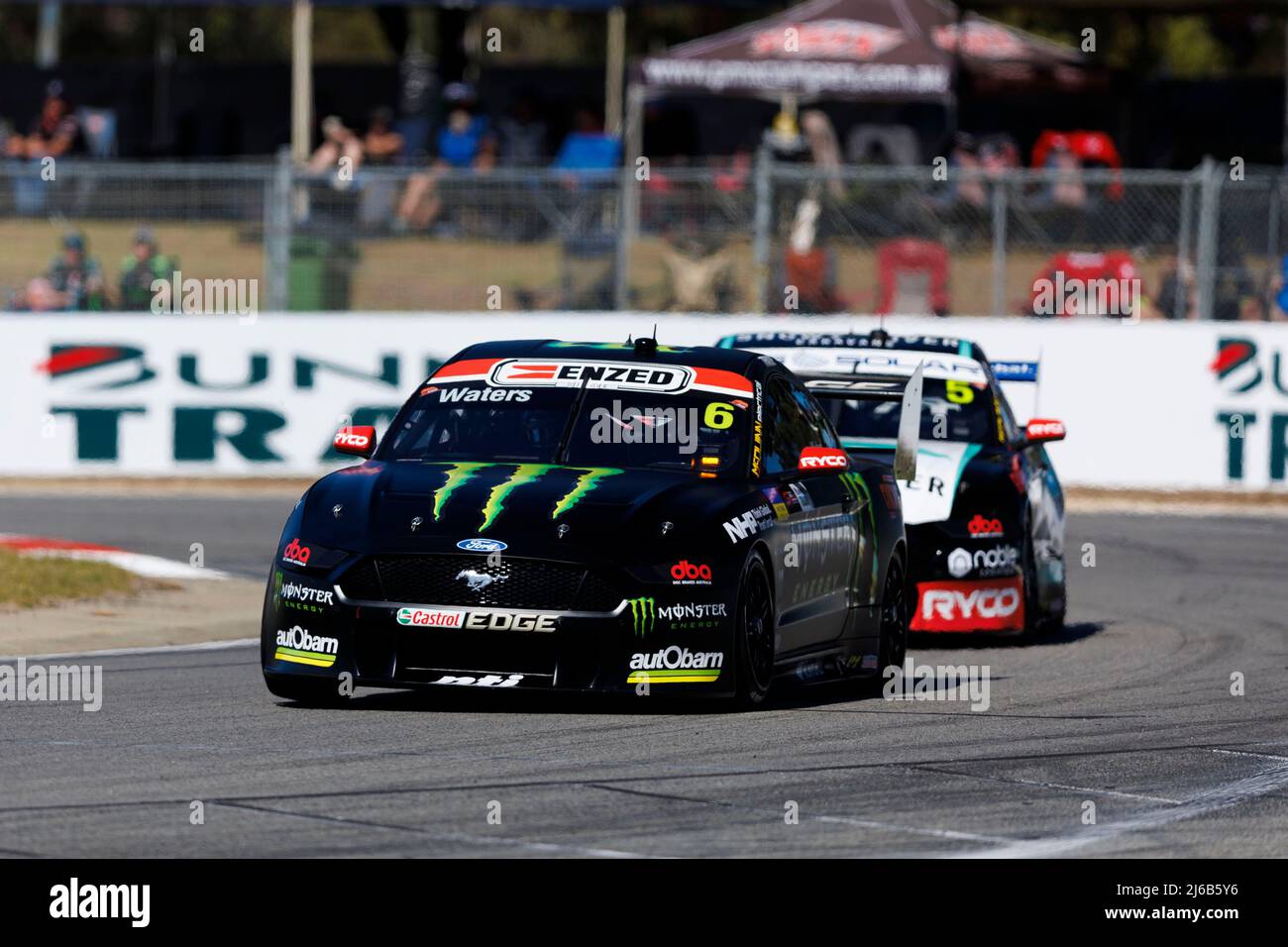Perth, Australia. 30th Apr, 2022. 30th April 2022: Wanneroo Raceway, Perth, Western  Australia; 2022 Bunnings Trade Perth Supecars motor racing: Number 6  Monster Energy Racing car driven by Cam Waters during practice