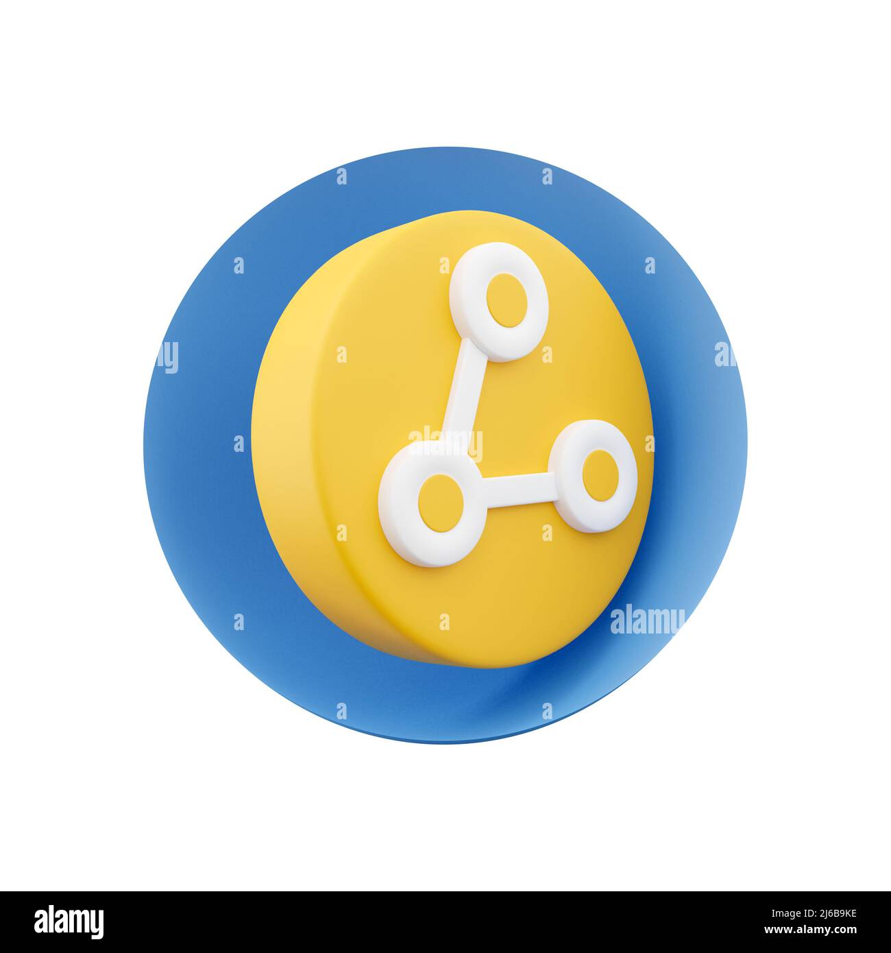 3d render Share icon. Red series. 3d render share icon, social media 3d ...