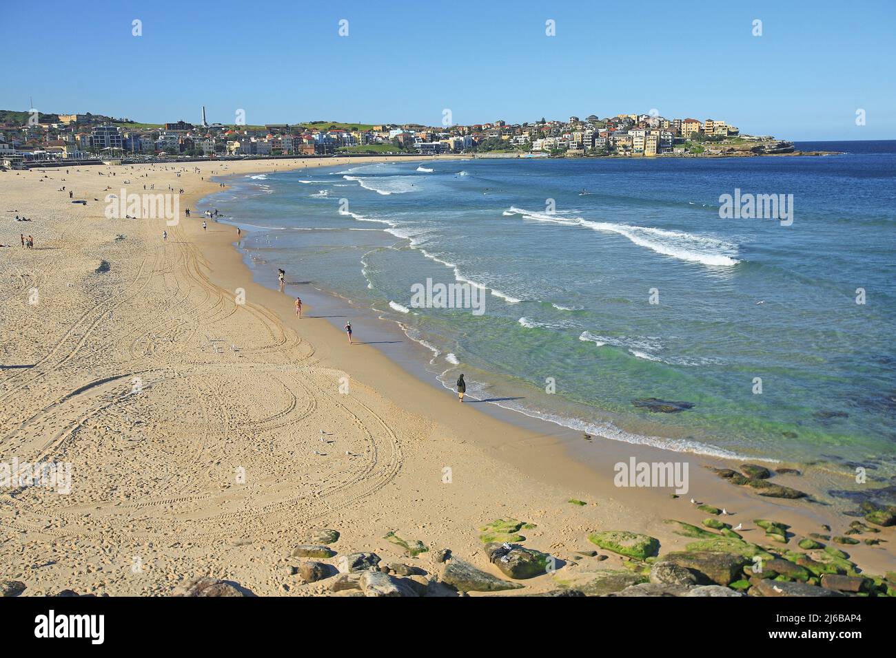 Bondi beach, close to Sydney, surfer paradise, South Australia, Australia Stock Photo