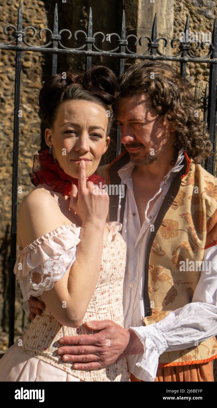 Brentwood Essex 30th Apr. 2022 Shakespeare in Love photo call, with Darren Matthews and Jen Bell, Produced by Early Doors,  Brentwood Essex Credit Ian DavidsonAlamy Live News Stock Photo