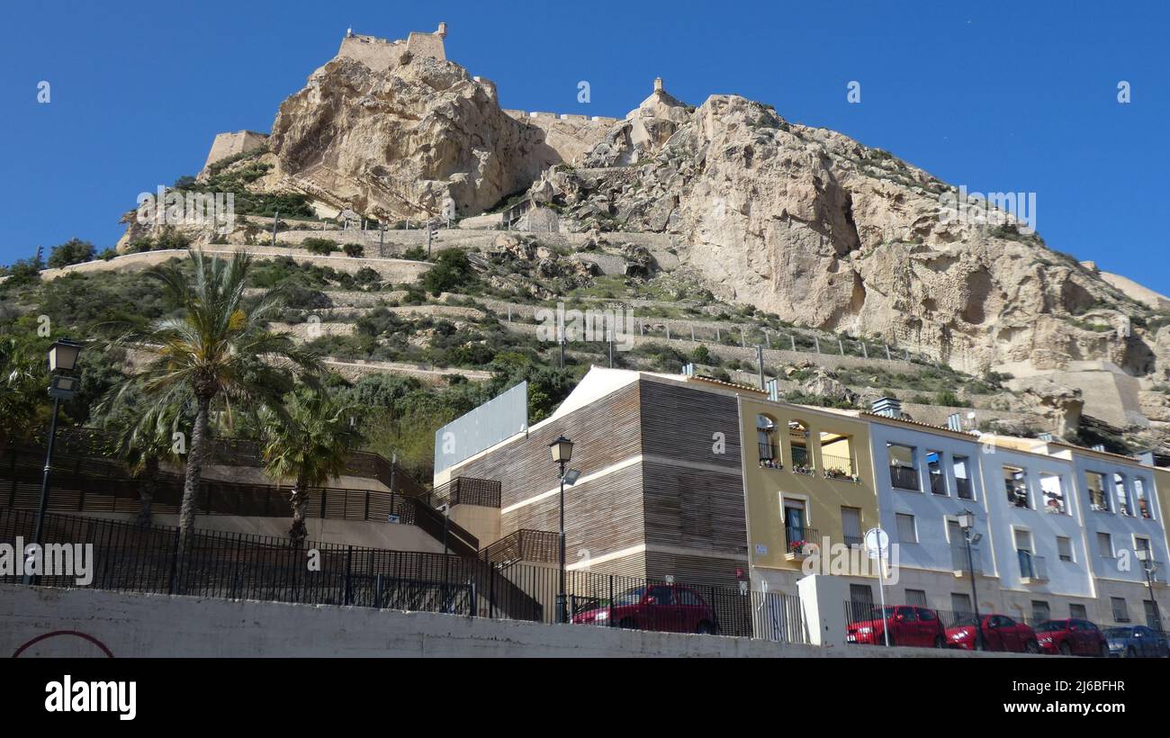 Santa Barbara Castle, Alicante, Spain Stock Photo Alamy