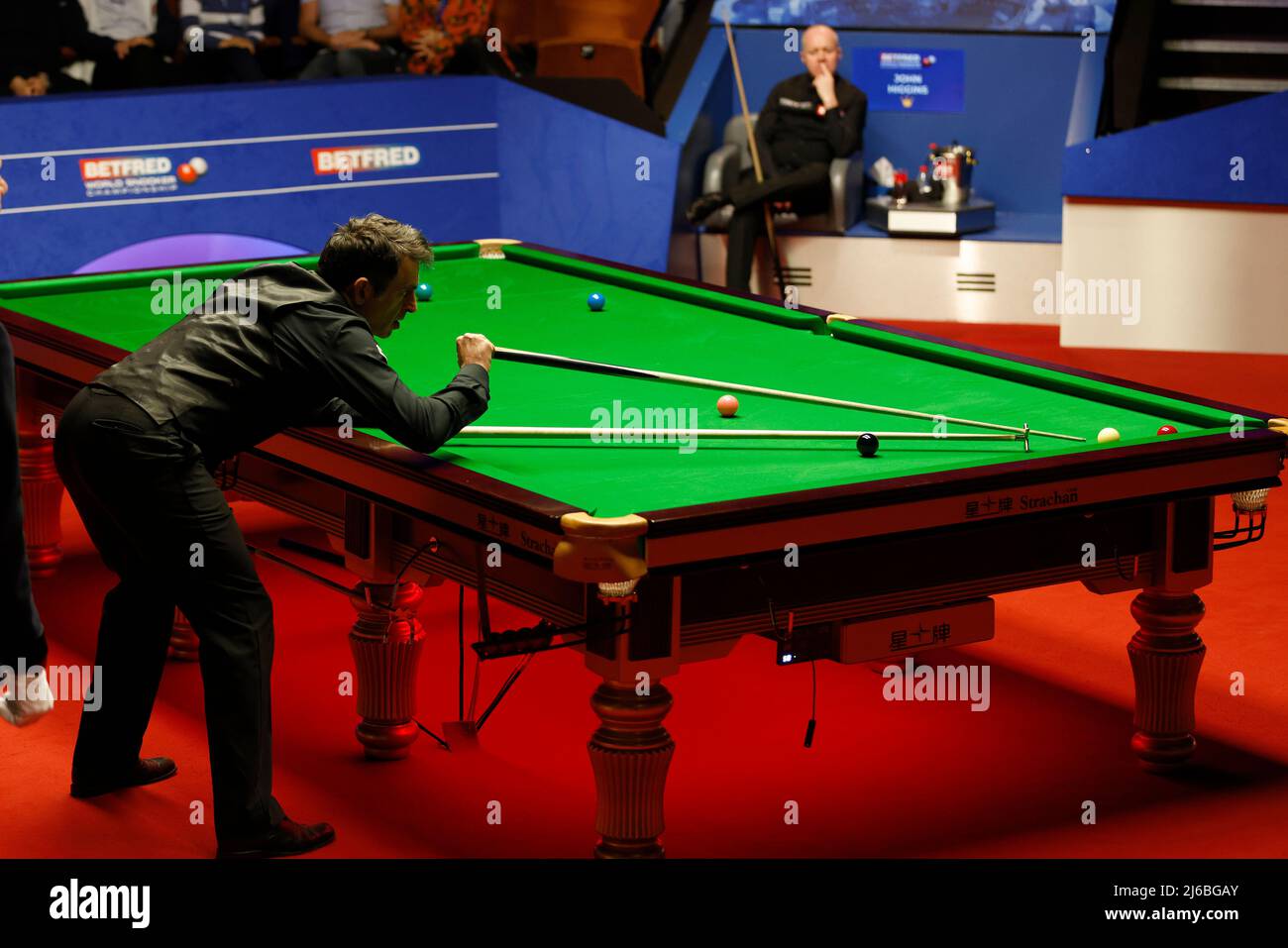 Ronnie OSullivan during day fifteen of the Betfred World Snooker Championship at The Crucible, Sheffield