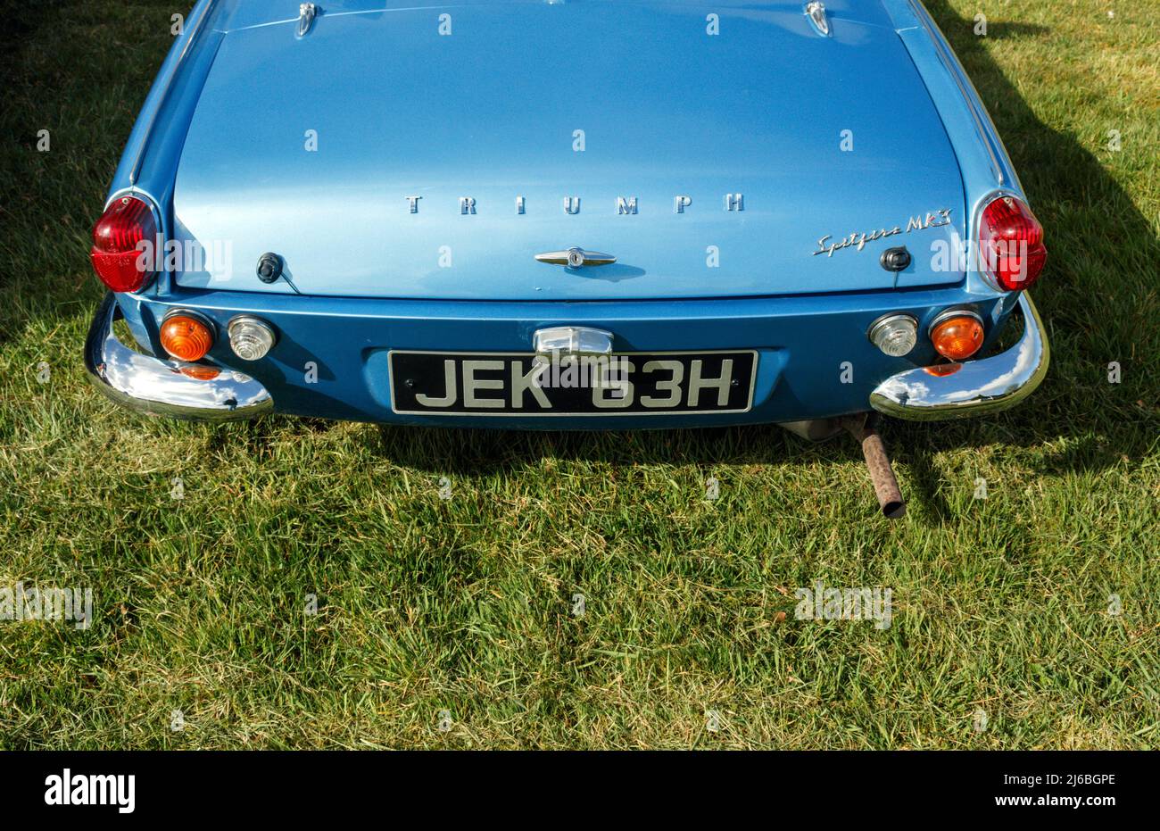Triumph Spitfire Mark 3. St. George's Day Rally 2022. Stock Photo